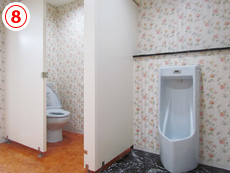 男（自動）女別トイレ
